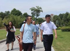 浦东水务和长桥山庄向导考察福寿园和优德88集团