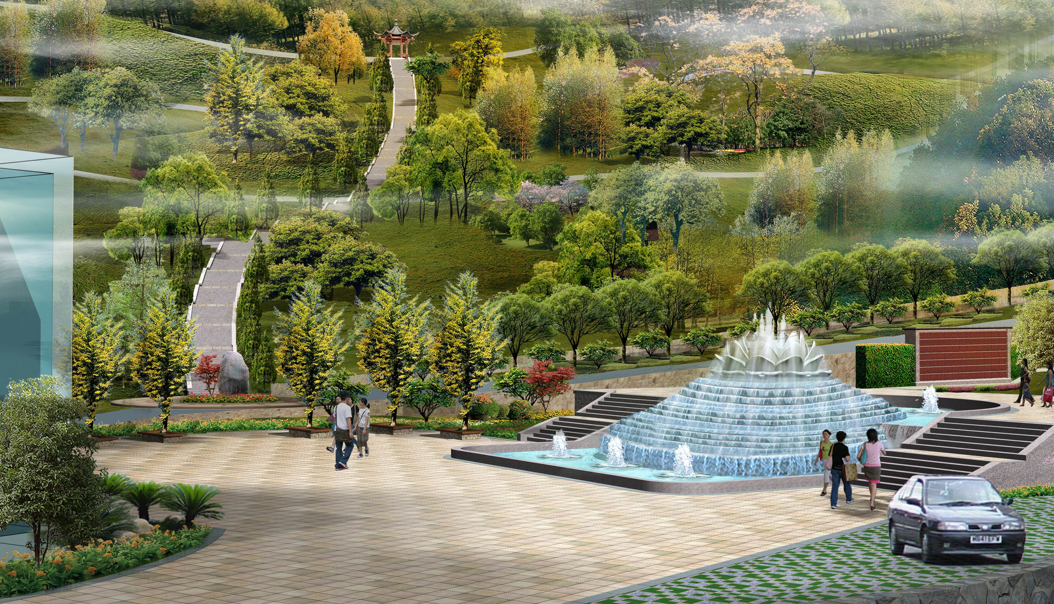 沈家门新塘弄塘湾公墓：融合文化，，，，，，焕新墓园